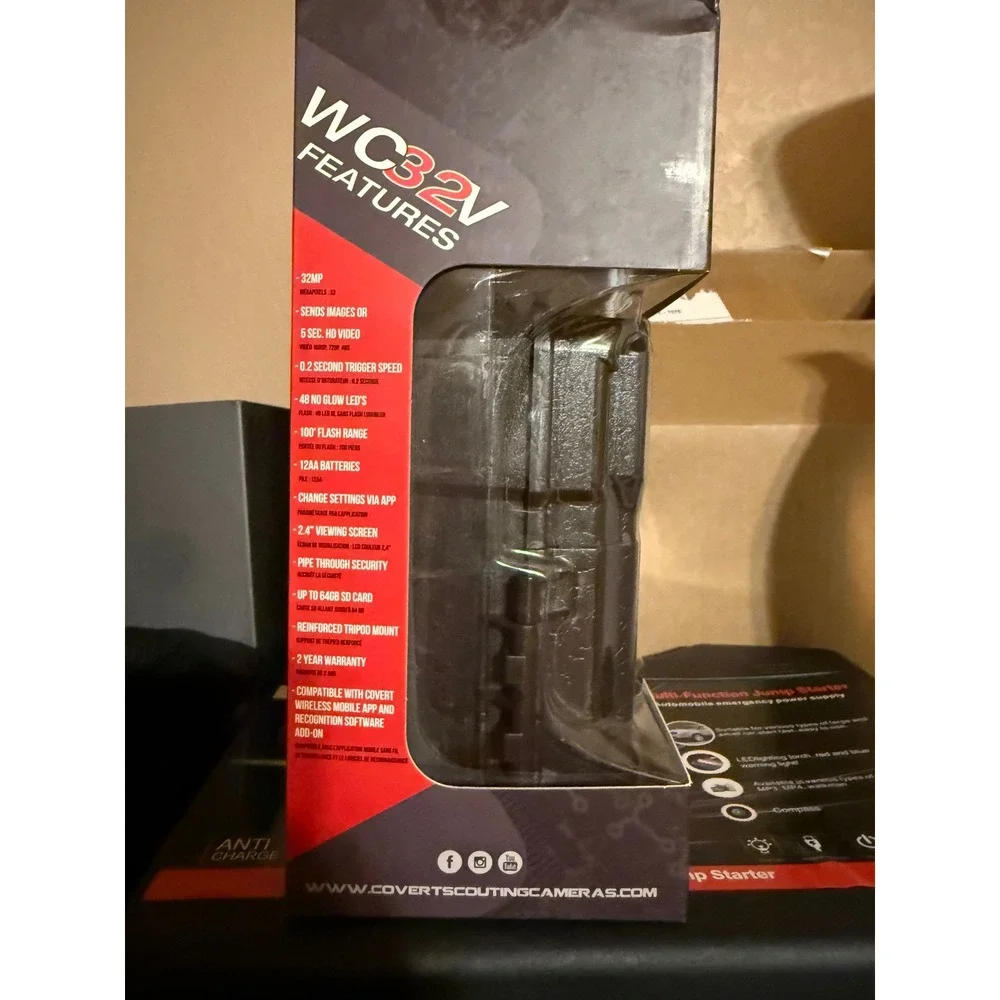 Covert Scouting Cameras WC32V Verizon LTE Cellular Trail Camera 32MP HD Video